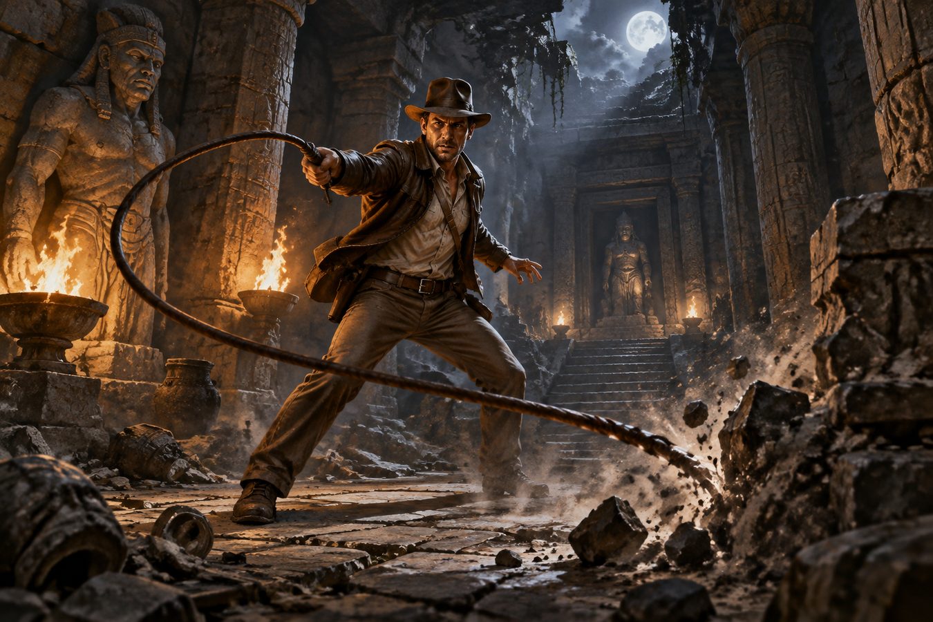 Indiana Jones and the Great Circle: хлыст вместо прицела Indiana Jones and the Great Circle: хлыст вместо прицела